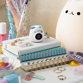 Instax fuji instax one-shot ccd smart camera pal snowball white stand-alone