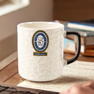 Hua qingge ceramic cup mug high-looking couple water cup creative office lady drinking cup coffee cup gift golf embossed mug 1