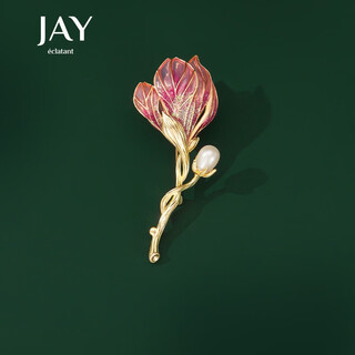 Jay flower brooch women's small fragrant corsage suit accessories birthday gift for elders mother-in-law