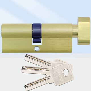 Hotun indoor door lock core copper small 70 lock core wooden door lock core yellow copper lock core t-70z