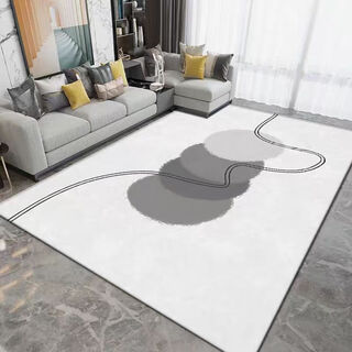 Xinlin ins style carpet living room carpet coffee table carpet room carpet bedroom floor mat household stain-resistant sofa high-end light luxury nordic 03 120*160 cm