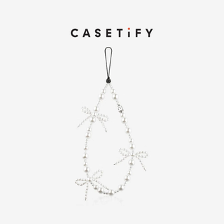 Casetify snowflake bow mobile phone chain suitable for iphone full range of portable mobile phone chain accessories