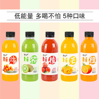 Quxiaozhe 360ml*12 bottles of fruit juice drinks wholesale mango, sea buckthorn, hawthorn, kiwi, sweet orange fruity drinks on behalf of customers 360ml*12 bottles of sea buckthorn flavor