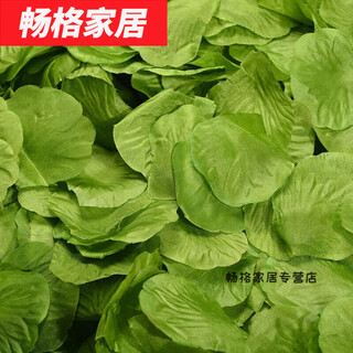 Muran noel 2022 new model simulated petals fake rose bed rosette wedding confession hand sprinkled flower pieces decoration sprinkled petals made of green non-woven petals 5 packs free 5 packs about 1000 pieces