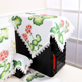 Qiaoliner desktop cover cloth dust cover host case waterproof protective cover audio cover cloth subwoofer karaoke machine dust cover flower blossom garden (waterproof and oil-proof) universal cover towel 55*55cm