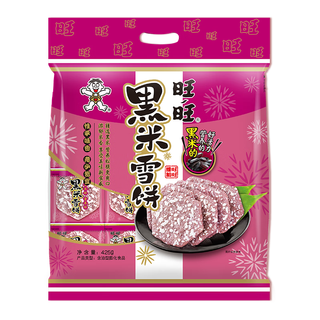 Want want black rice snow cake original flavor 425g family pack casual puffed food biscuits pastries snacks