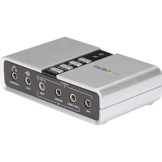 Startech.com 7.1-channel usb external sound card spdif digital audio game live broadcast