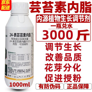 High-fast-acting brassinolide plant growth regulator auxin water-soluble foliar fertilizer 500g (full box of 20 bottles)