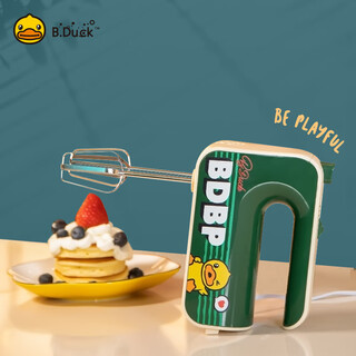 B.duck retro egg beater electric small household baking egg beater whipped cream mixer retro egg beater