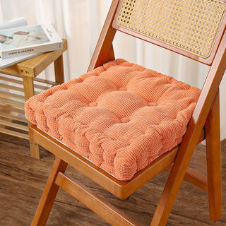 Yingzhu'er seat cushion thickened chair cushion butt seat cushion butt cushion office sedentary artifact student dormitory classroom office seat cushion orange square 10cm thickened 50*50cm not tired after sitting for a long time