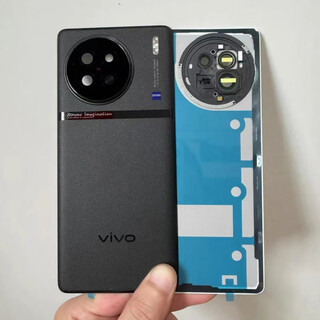 Vivo is suitable for x90s original back cover glass x90 original disassembled rear shell battery cover back shell shell original x90/x90s (to black) with framed lenses