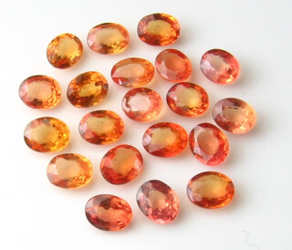 Also from sri lanka orange sapphire loose stone natural gemstone yellowsapphire4.5x3.5
