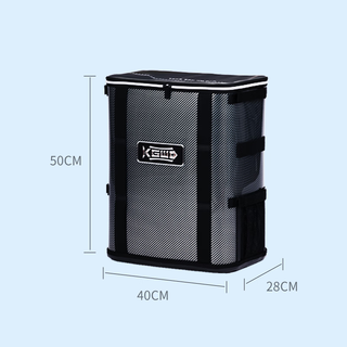 Empty hook enlightenment empty hook enlightenment multifunctional fishing backpack anti-scratch and wear-resistant hard shell three-dimensional backpack table fishing grain wheat storage bag black