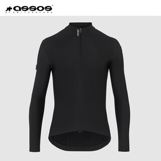 Assos cycling jersey men's spring and autumn fleece long-sleeved top warm mille gt spring fall jersey c2 black l