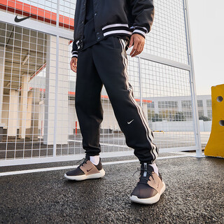 
Nike (NIKE) official THERMA-FIT men's plus fleece basketball trousers warm HJ3884 010 black/light ivory white 2XL