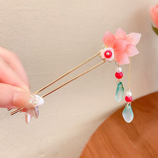 Mrs win (mrs win) ancient style hanfu hairpin children's costume headwear chinese style rocking tassel hairpin hair ornaments girls' hairpins lianxin