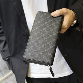 Yu dingfu men's wallet long large capacity multi-card slot wallet men's business multifunctional wallet gift for boyfriend and husband pattern