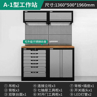 Greener multifunctional module combination tool cabinet workshop equipment maintenance workbench stainless steel countertop laboratory operation a a-1 type workstation