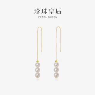 Pearl queen whispering freshwater pearl earrings s925 silver earrings