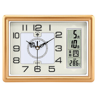 Polaris north constellation hanging living room bedroom clock creative home quartz clock modern simple perpetual calendar dual-purpose clock 2826 gold single seat hanging dual-purpose 30*22 cm