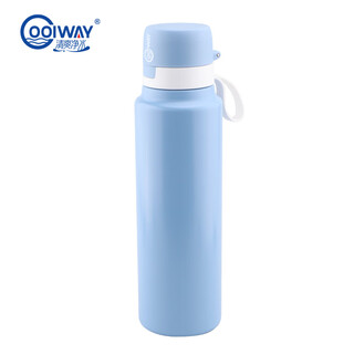Coolway cool outdoor water purification cup outdoor sports filtered water cup wild adventure emergency water filtration kettle filtered outdoor water for direct drinking fashion gray 1000ml