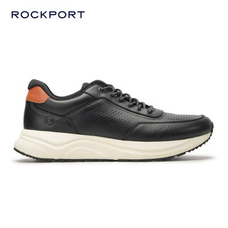Rockport lebu casual shoes men's high-end business shoes autumn and winter new first-layer cowhide breathable commuter soft-soled men's leather shoes black first-layer cowhide 43