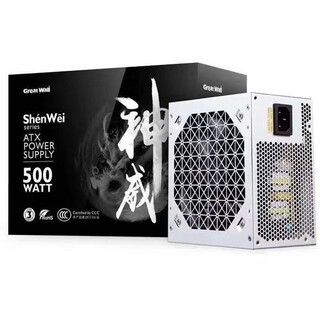 Great wall (great wall) great wall power supply shenwei rated 600w/500w/400w gaming power supply desktop computer silent power supply shenwei 6000sw (rated 500w boxed)