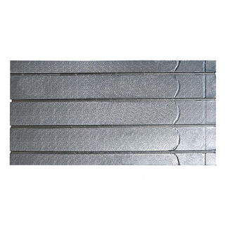 Floor heating module backfill dry aluminum foil geothermal superconducting extruded board aluminum plate template water floor installation insulation board household aluminum foil superconducting u-shaped 16 (1.2 m