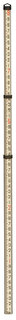 Johnson 2.4m aluminum measuring rod, engineering surveying professional grade, double scale mark