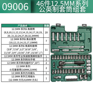 Sata sata socket set small flying medium flying large flying bolt disassembly 0900646 pieces 12.5mm series socket set