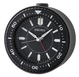 Seiko silent luminous alarm clock led flashing reminder quartz movement modern style