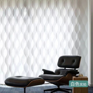 Customized new product blackout fantasy corrugated curtain vertical water wave curtain balcony living room floor-to-ceiling window hand-operated vertical blinds solid color semi-blackout white square meters