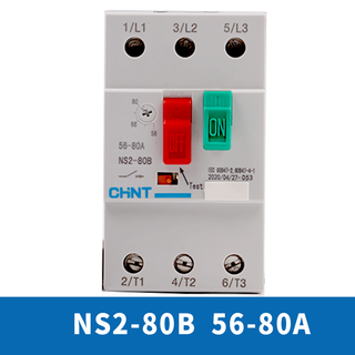 正泰（CHNT）电动起动器断路器马达开关-25/80B/32电过载短路保护 NS2-80B56-80A