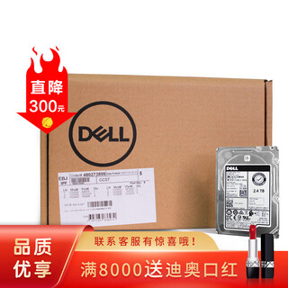 戴尔（DELL）服务器工作站硬盘企业级 SAS/SATA/300G/600G/900G/1T/2T/3T/4T /6T/8T/12T/16T/18T/20T 2.4TB SAS 10K RPM 2.5