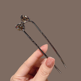 Two worlds of love french cheongsam hairpin women's hairpin simple hairpin u-shaped hairpin headgear ancient style costume hairpin hairpin bowknot hairpin