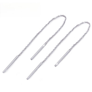Fiber bundle (qianshu) valentine's day gift pt950 platinum ear wire women's tassel platinum ear wire earrings earrings women's earrings weight approximately 1.25-1.35 grams total length approximately 9cm platinum