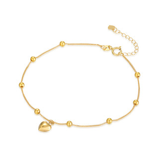 Zhongchi dada jewelry 18k gold small love bracelet classic k gold quietly heart-warming love bracelet gift new style approximately 19cm/18k gold bracelet
