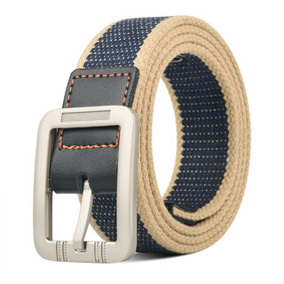 Extremely (jevi) men's belt youth casual pin buckle trendy belt men's woven canvas pants belt college students military training chinese valentine's day gift