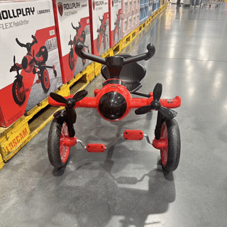 Sam purchases rulei rollplay children's foldable drifting airplane car tricycle rideable toy car sam purchases (2-5 years old, weight within 50)