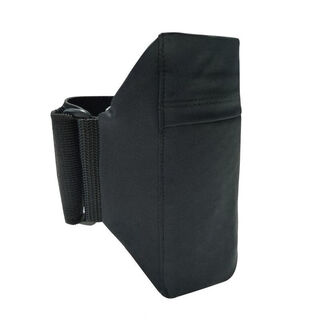 Jingpufei mobile phone strap arm sports leg bag running calf unisex arm bag fitness elastic black calf bag (30-40c m leg circumference)