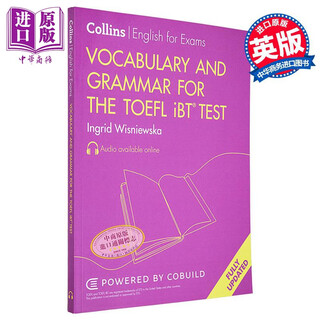 2023新版柯林斯新托福考试指南 词汇语法Vocabulary and Grammar for the TOEFL iBT (R) Test英文原版 英语考试