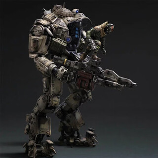 Sokguin titanfall figure atlas brick mecha model doll toy ornament game peripheral atlas motherland edition