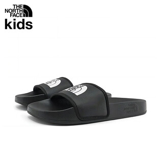 The north face children's shoes children's slippers children's lightweight outsole comfortable slippers | 4oav kx7/black 37 shoe length 23.5cm