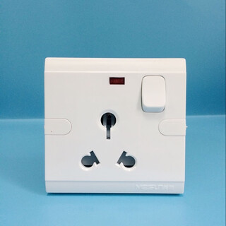Meishang switch socket type 86 16a three-plug three-round socket high-power 16a air conditioning socket concealed