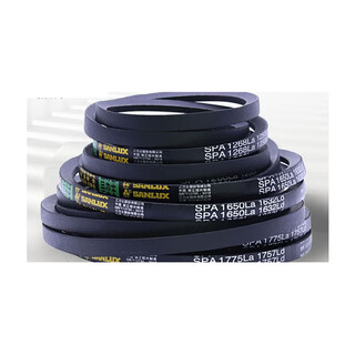 Spa type triangle belt rubber transmission belt spa750-1800 hard wire timing belt for industrial machines chocolate color sanlux spa1682la