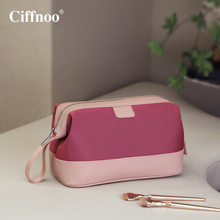 Ciffnoo cosmetic bag portable waterproof women's high-end new high-end large-capacity cosmetic storage bag travel toiletry bag pink