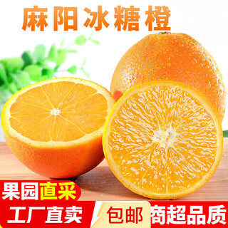 湖南麻阳冰糖橙 当季手剥甜橙子新鲜多汁 4.5斤超值装（果径≥60mm）