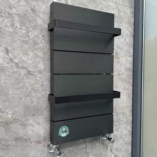 Pinshang copper-aluminum composite double copper tube bathroom back basket radiator copper-aluminum composite 135 60 style back basket bathroom special matte black