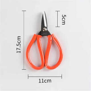 Wanhong scissors, iron scissors, old-fashioned short-bill industrial scissors, traditional electrician scissors, wire scissors, hand-made short-bill iron scissors, 1 pair