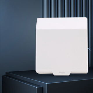 施耐德开关插座面板86型家用防水盒防溅盒 插座防水面盖 通用白色防水盒